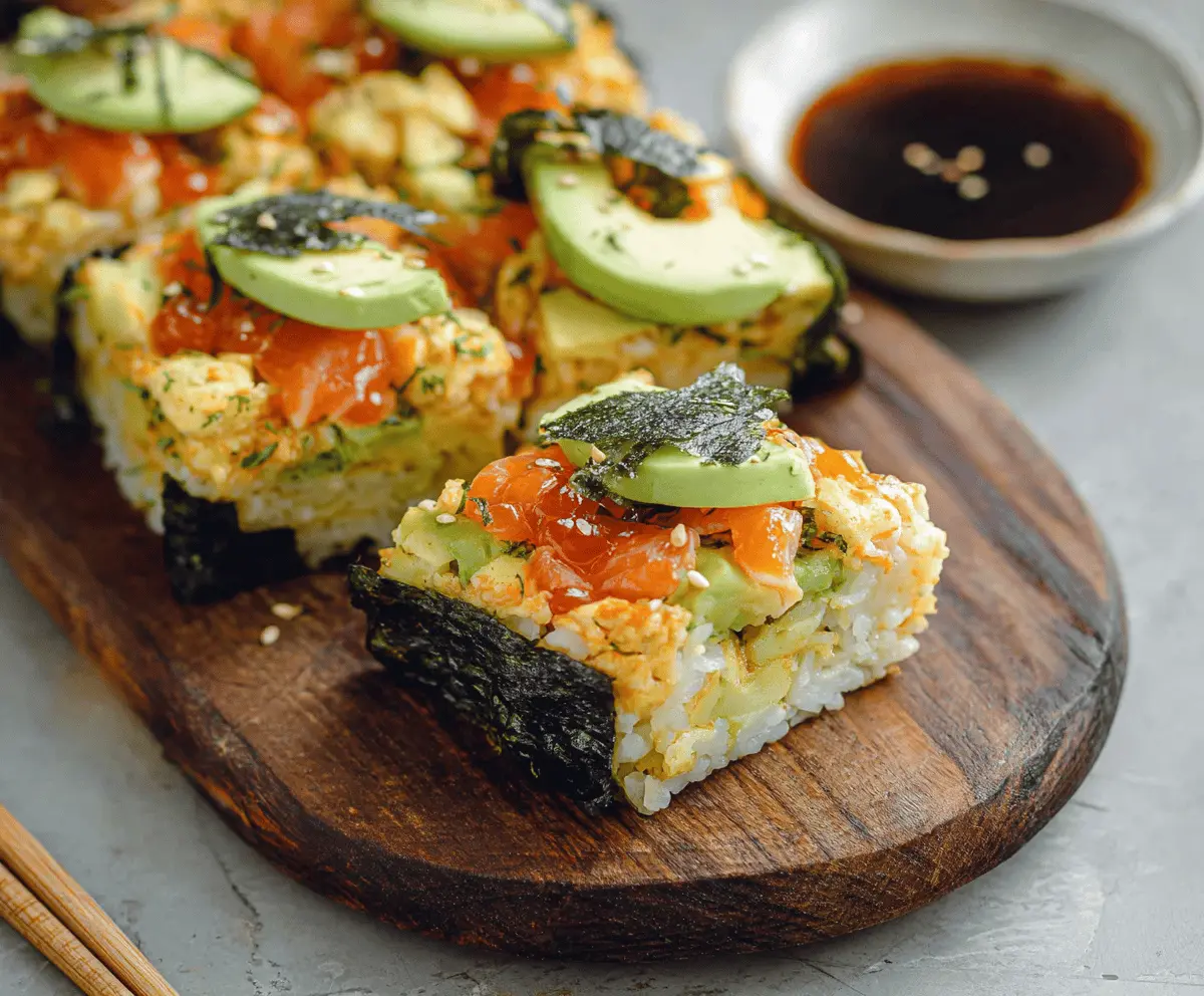 Easy Sushi Bake Recipe