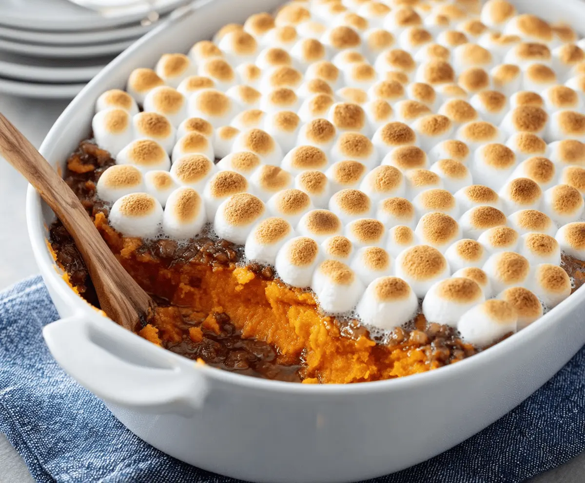 Classic Sweet Potato Marshmallow Bake