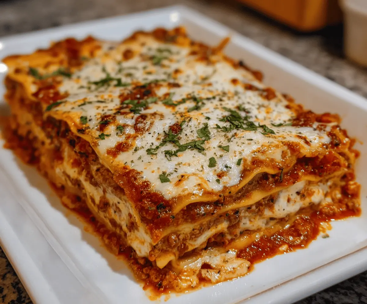 Easy Homemade Lasagna Recipe