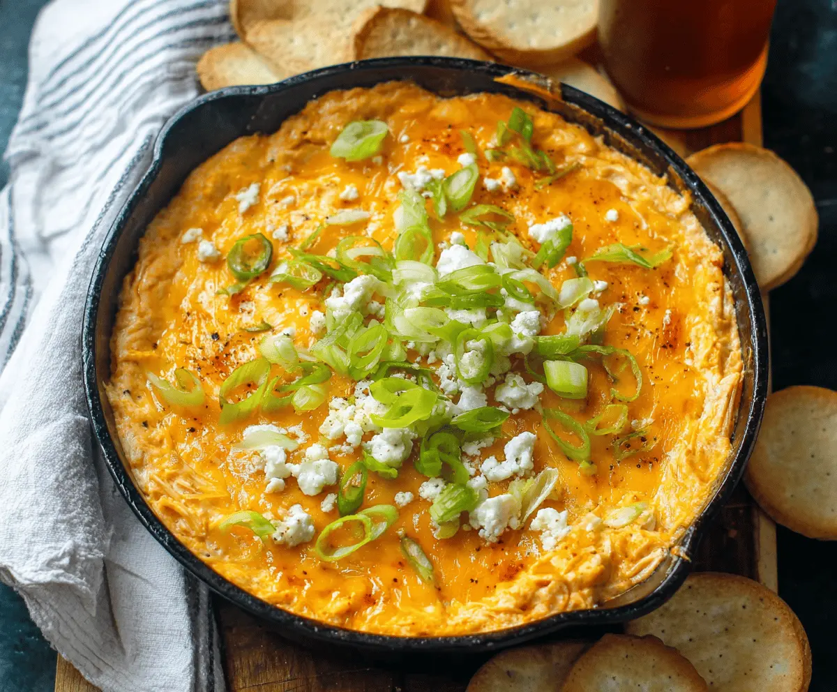 Easy Ultimate Buffalo Chicken Dip