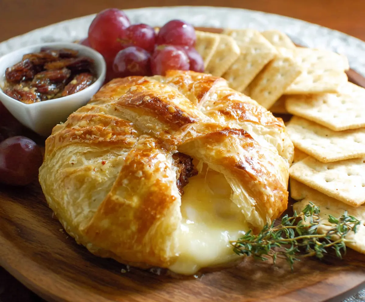Easy Baked Brie in Puff Pastry