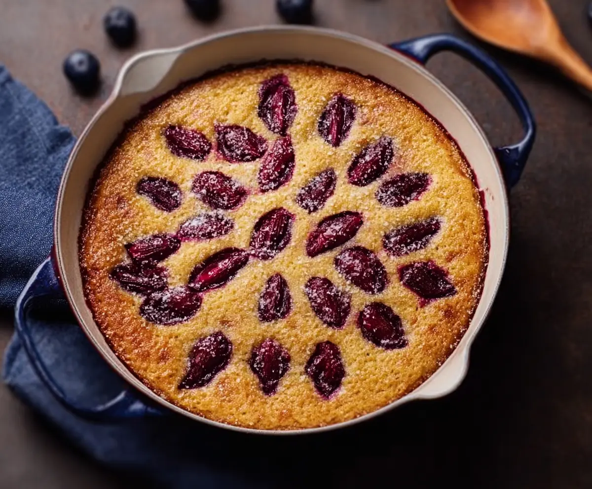 Easy Blueberry-Ginger Clafoutis Recipe