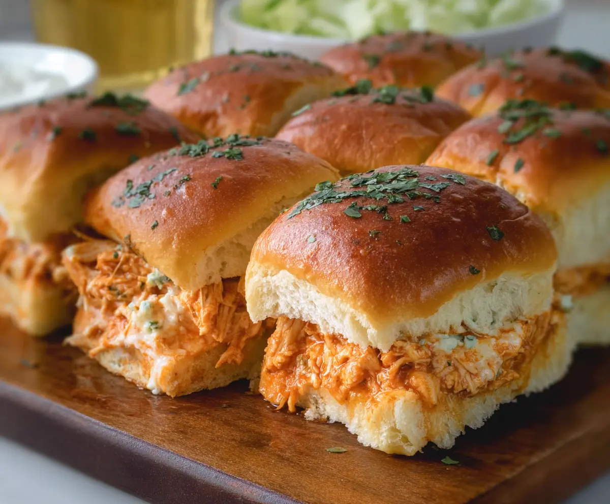 Easy Buffalo Chicken Sliders Recipe