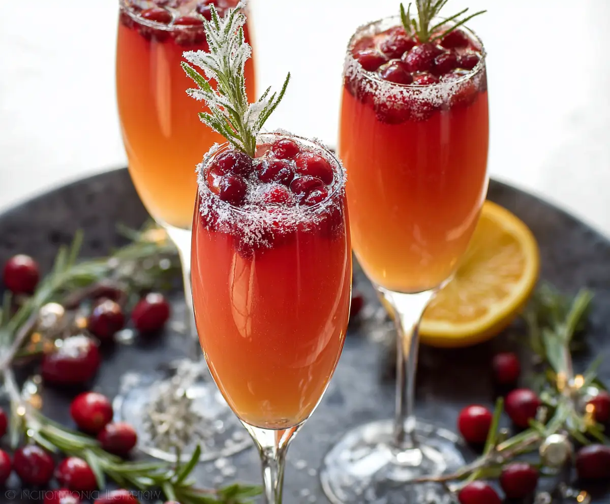 Easy Christmas Mimosa Recipe