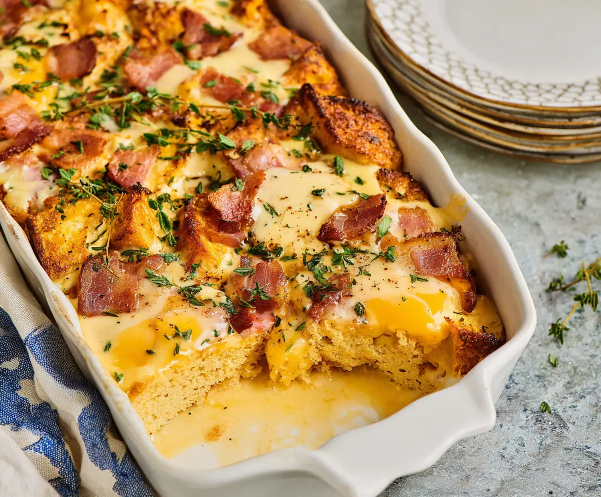 Easy Eggs Benedict Casserole