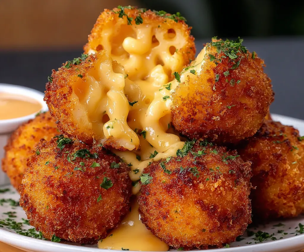 Fried mac and cheese balls
