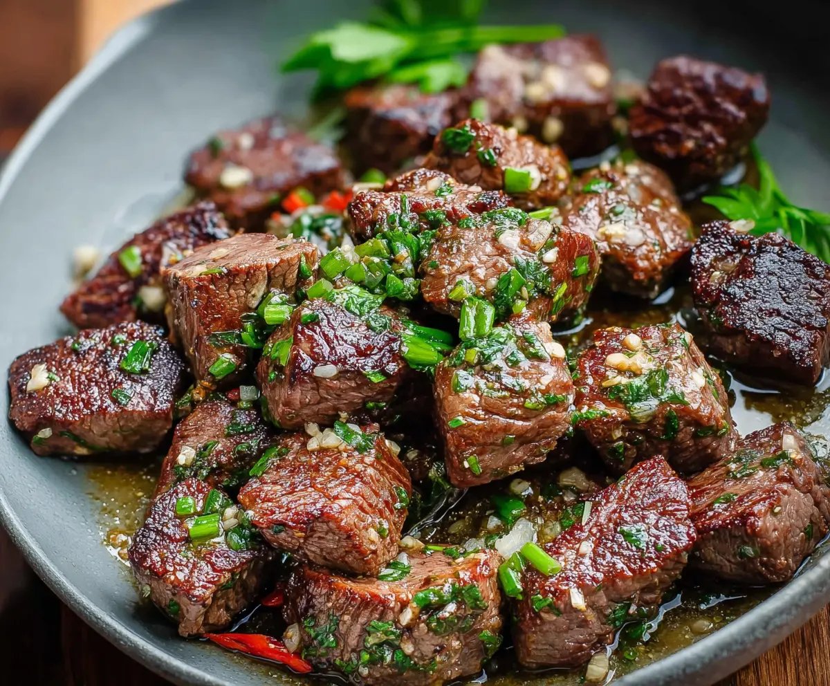Garlic Butter Steak Bites Recipe