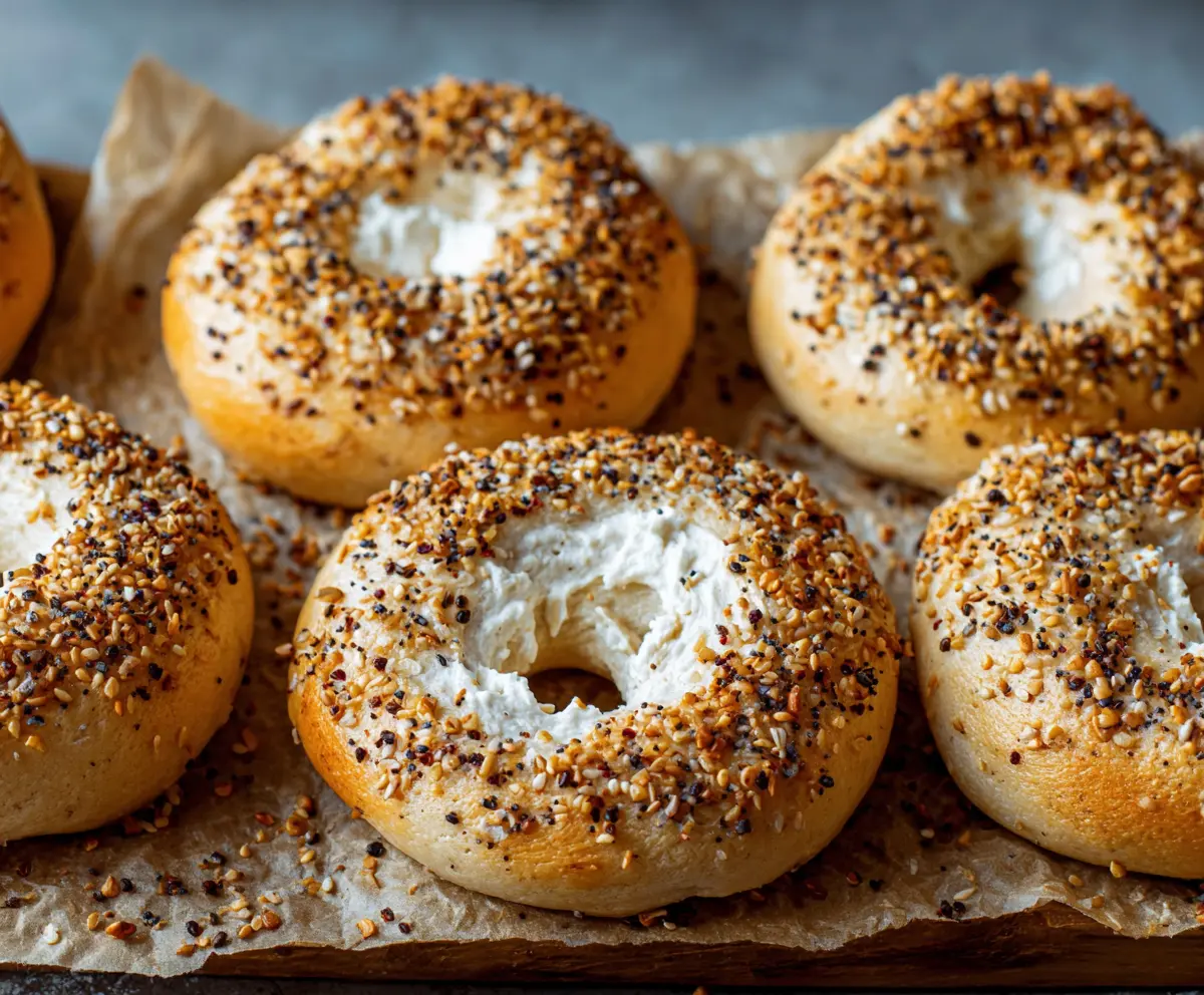 High Protein Greek Yogurt Bagels