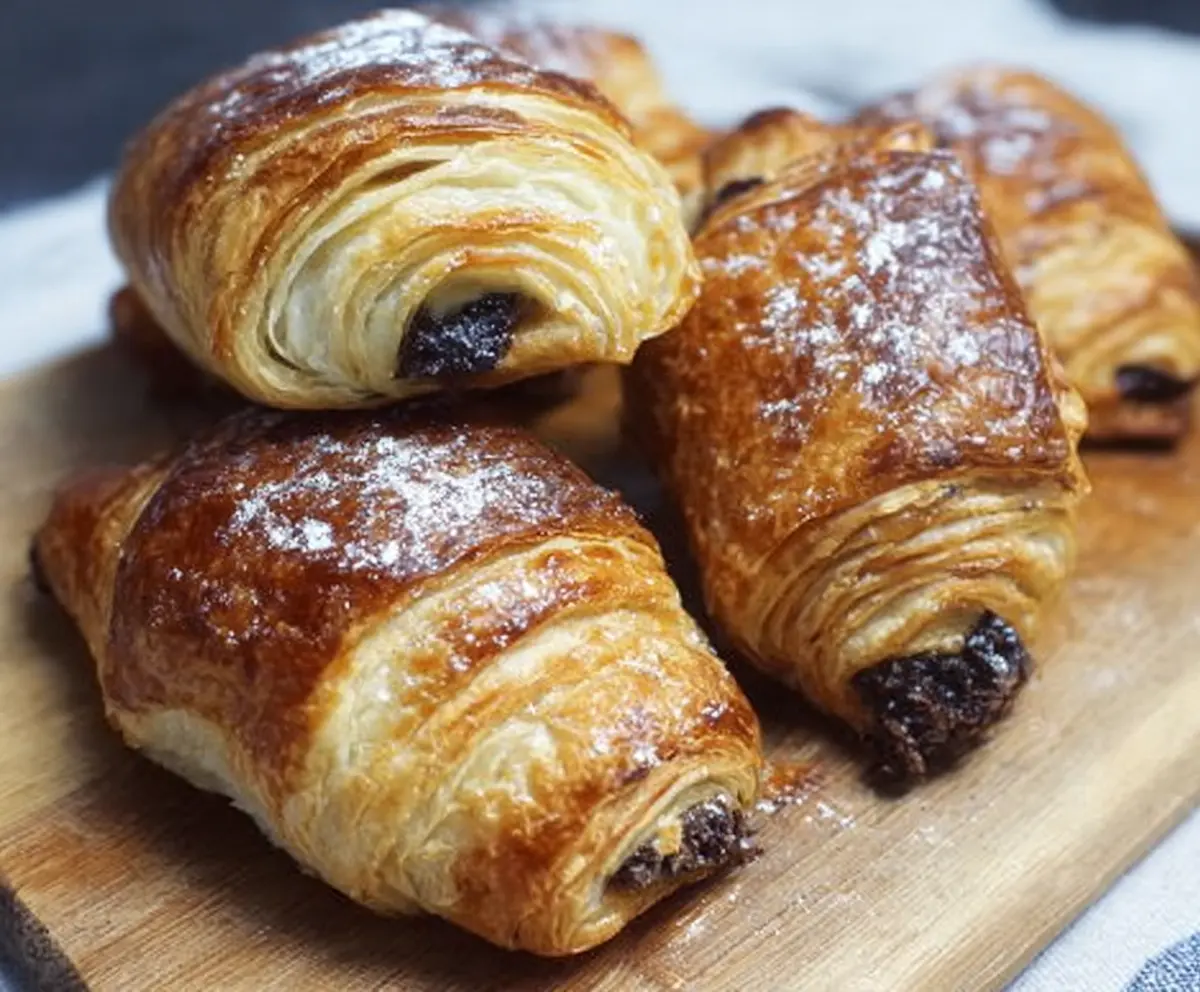 Easy Homemade Chocolate Croissants