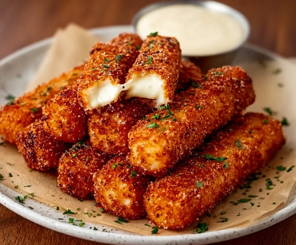 Nashville hot mozzarella sticks