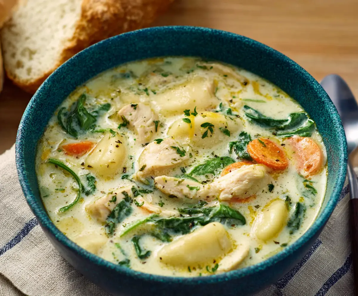 Creamy Olive Garden Chicken Gnocchi Soup