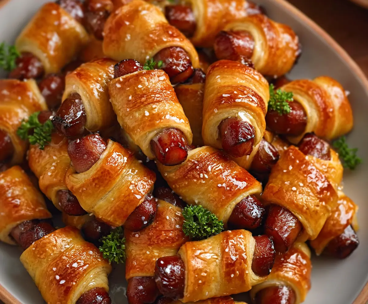 Sweet Glazed Pigs In a Blanket Recipe