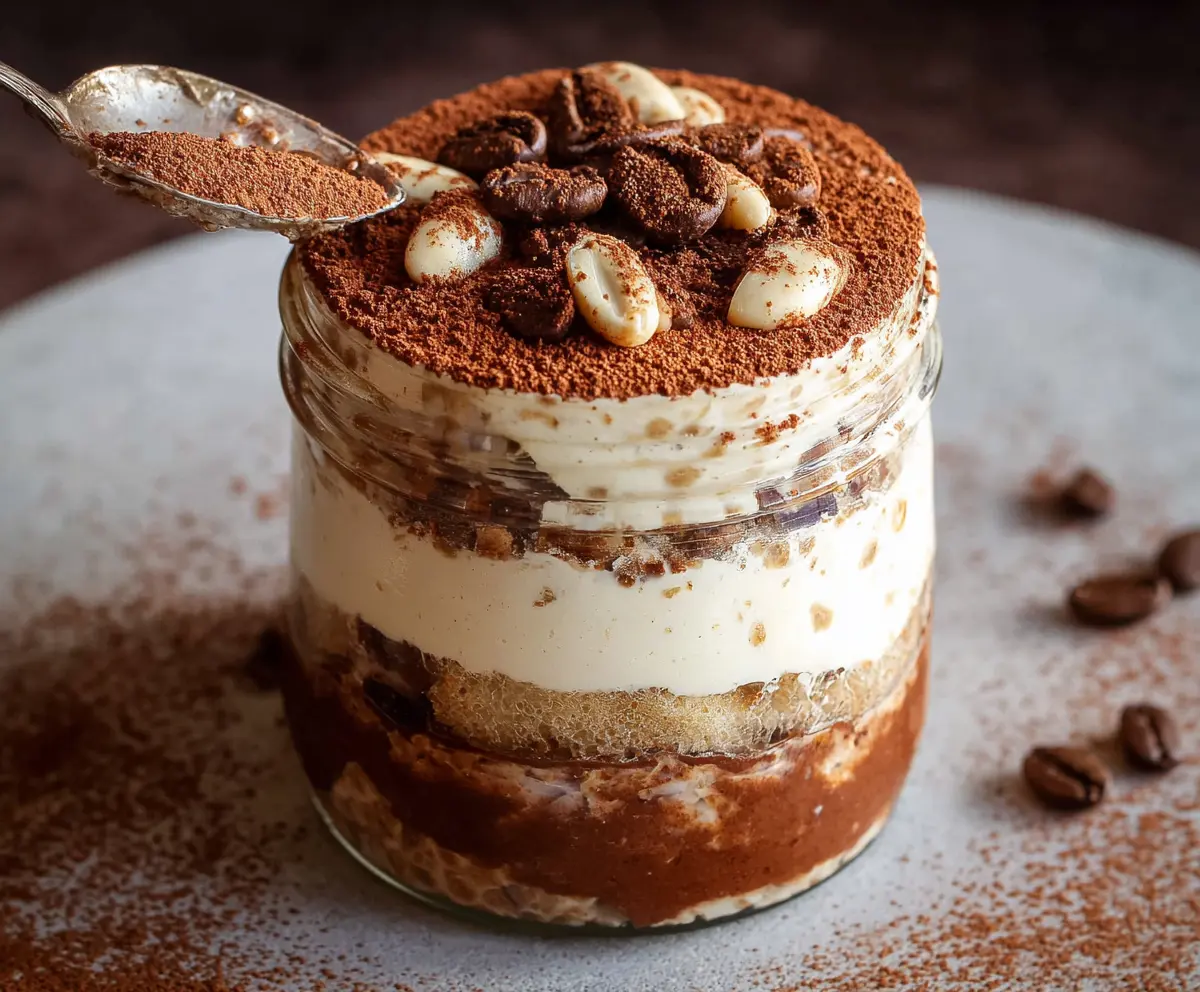 Easy Tiramisu Overnight Oats