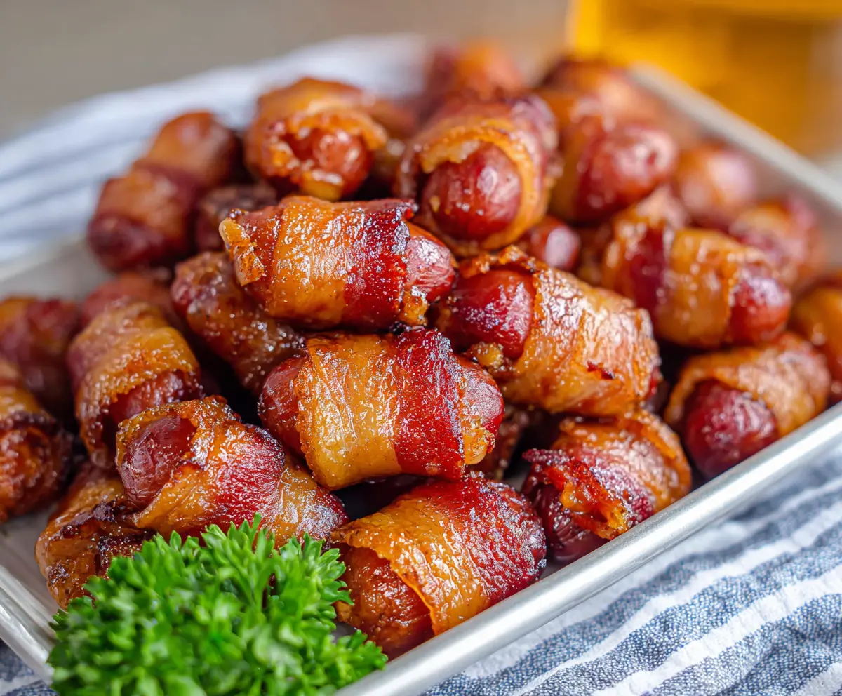 Easy Bacon Wrapped Little Smokies