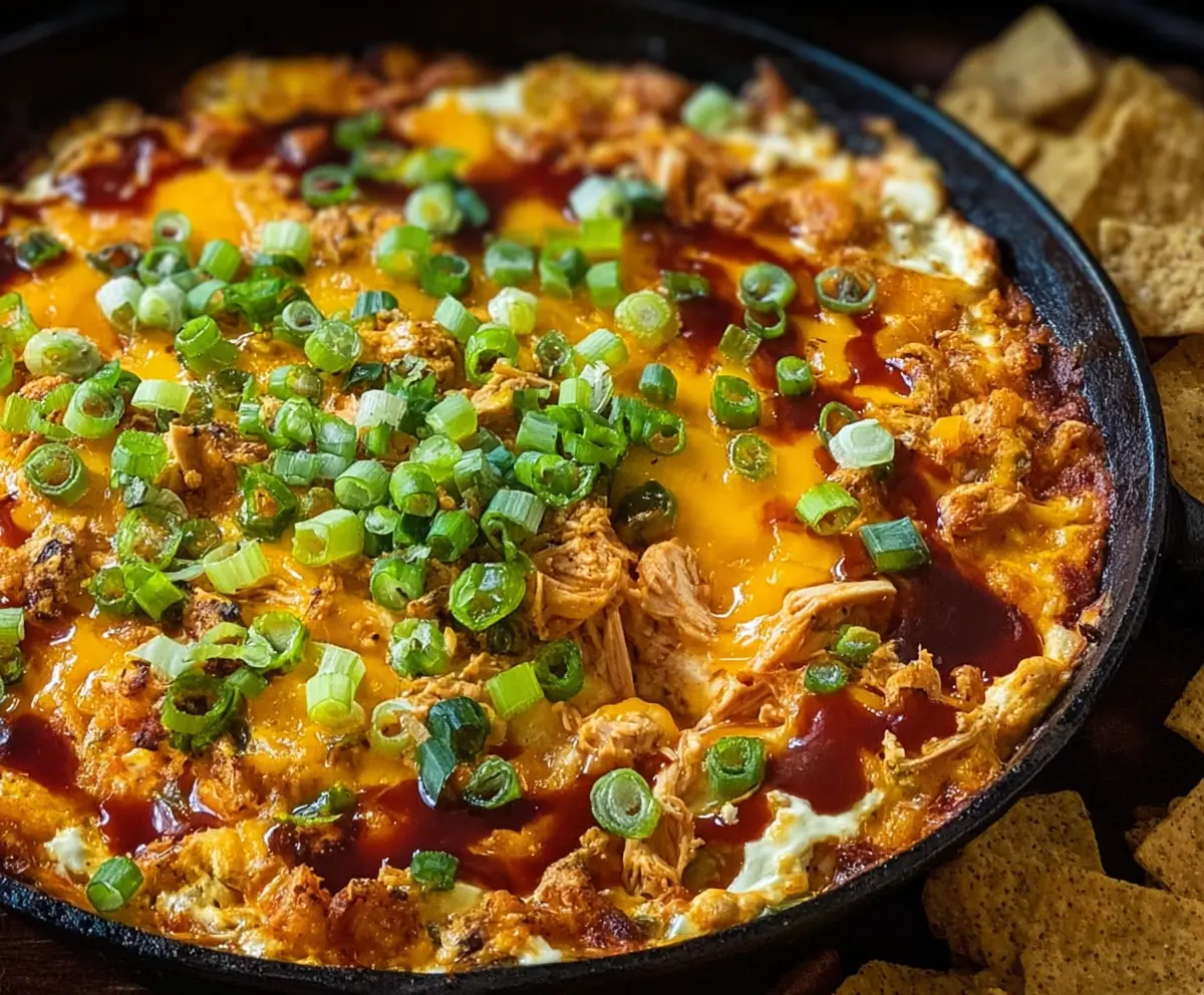 Easy BBQ Chicken Dip Recipe