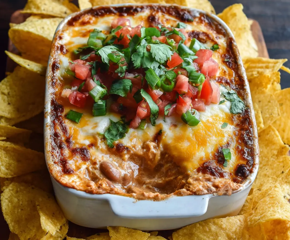 Easy Cheesy Bean Dip Recipe