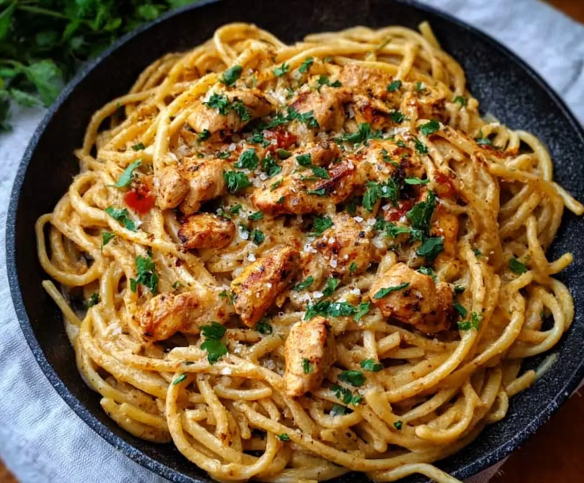 Easy Cowboy Butter Chicken Pasta