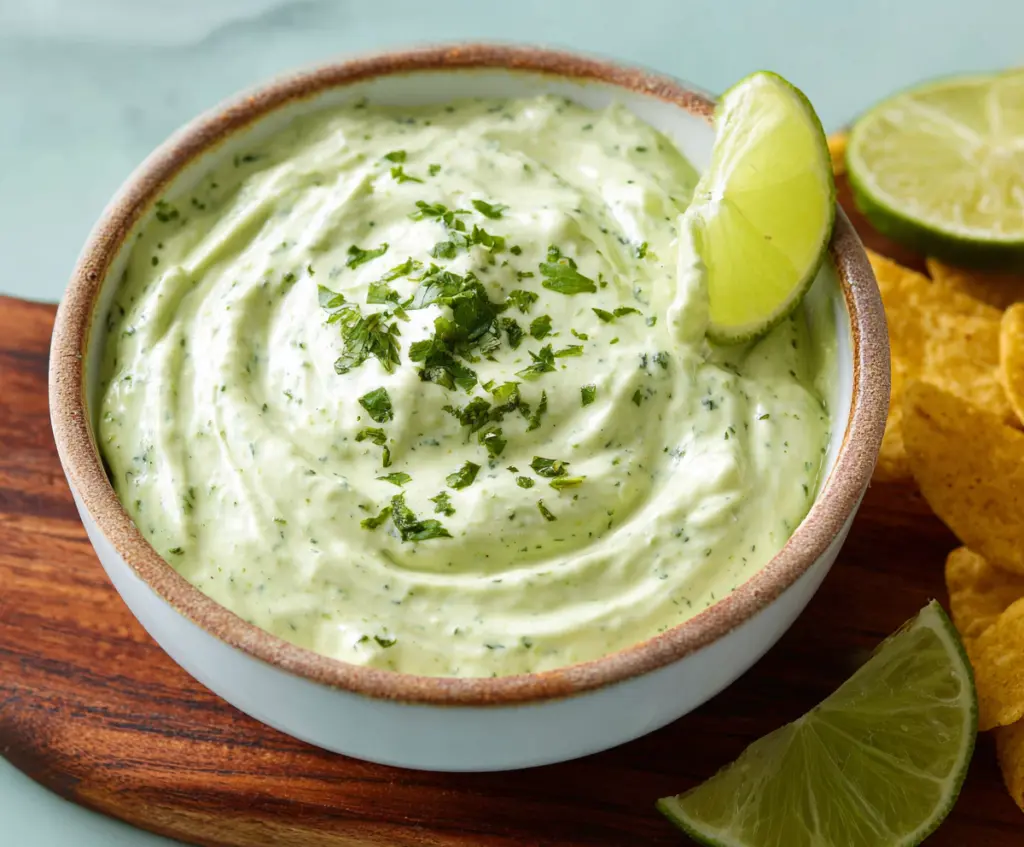 Creamy Avocado Cilantro Lime Dip