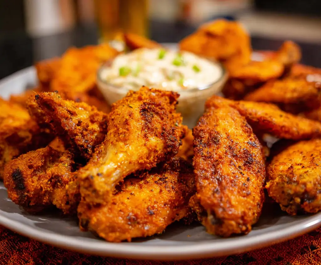 Crispy baked chicken wings