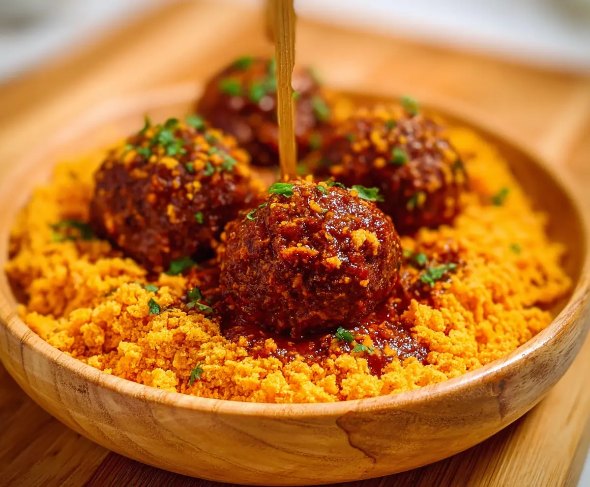 Easy Dorito Meatballs for Game Day
