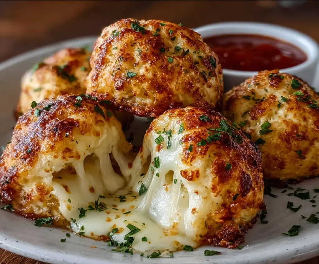 Gooey Mozzarella Biscuit Bombs