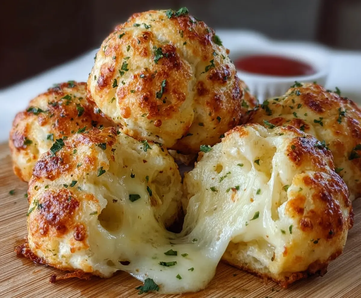 Gooey Mozzarella Biscuit Bombs