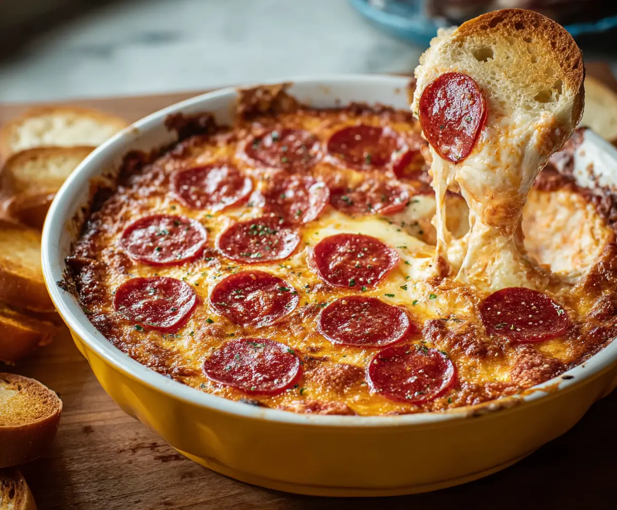 Easy Hot Pizza Dip Recipe