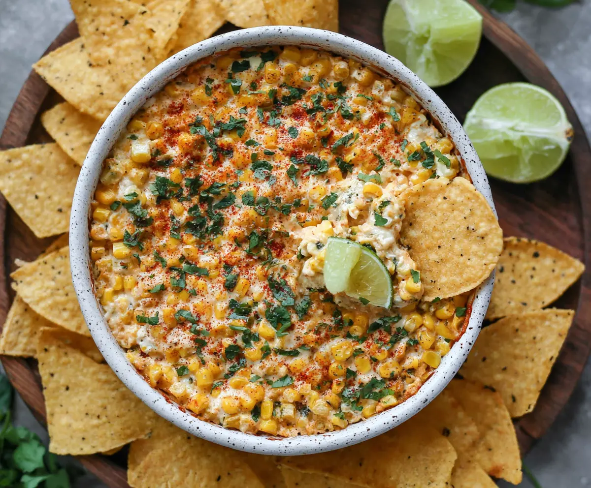 Easy Mexican Street Corn Dip Recipe