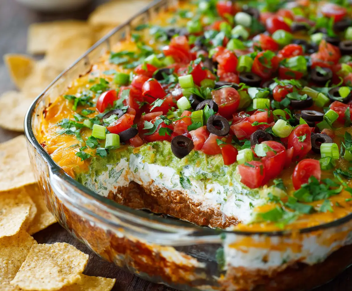 Easy Seven Layer Dip Recipe