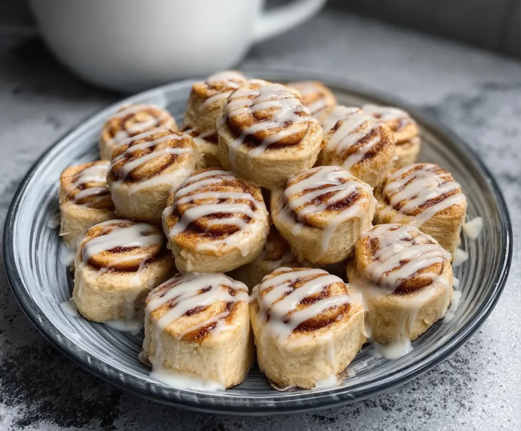 Sourdough Discard Cinnamon Roll Bites