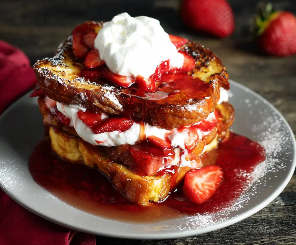Strawberries and Cream French Toast