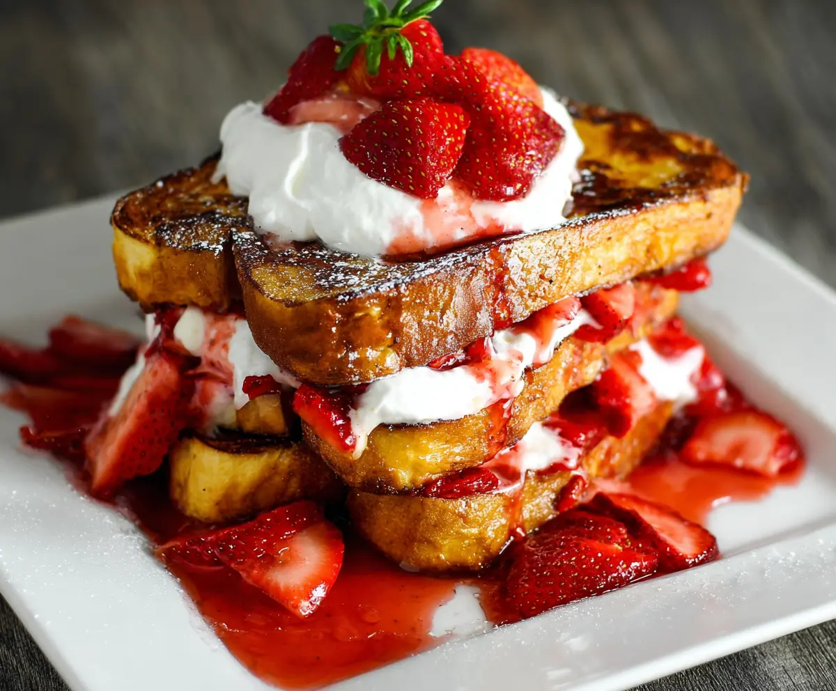Strawberries & Cream French Toast