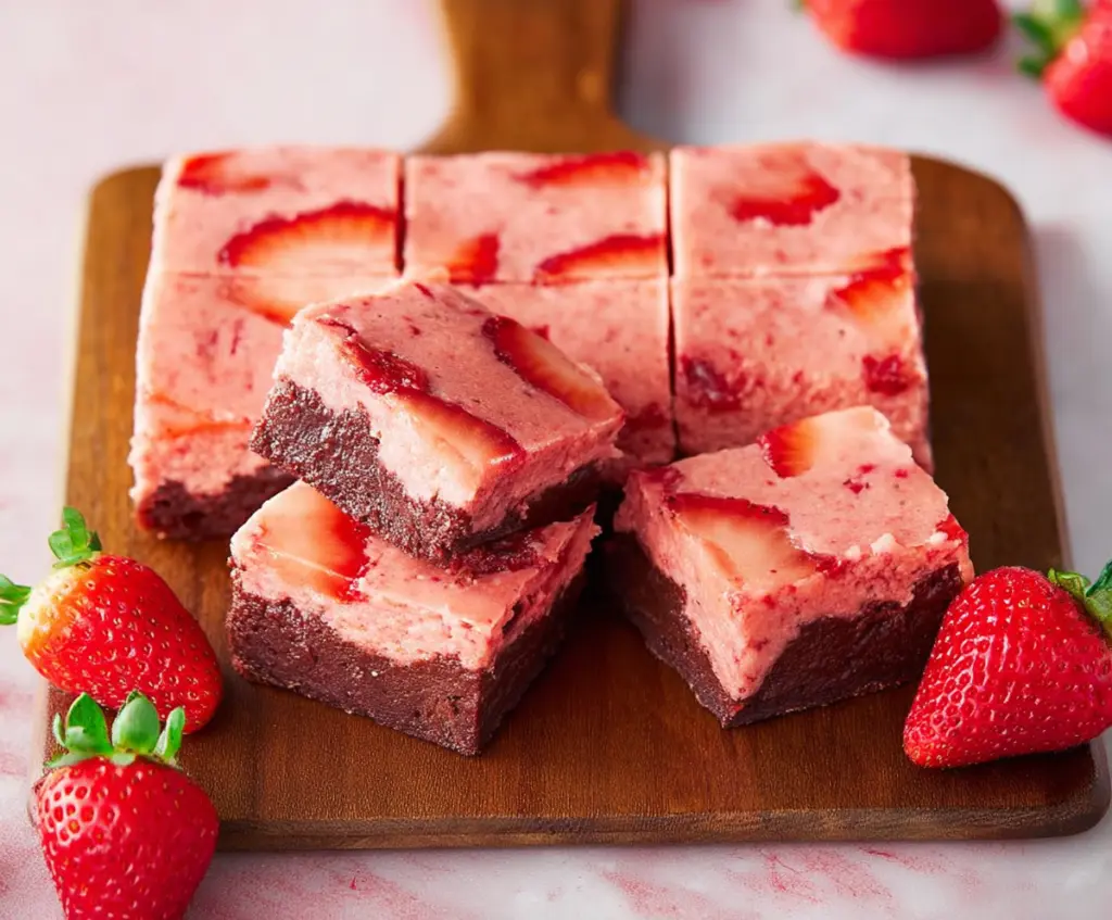 Strawberry Brownies