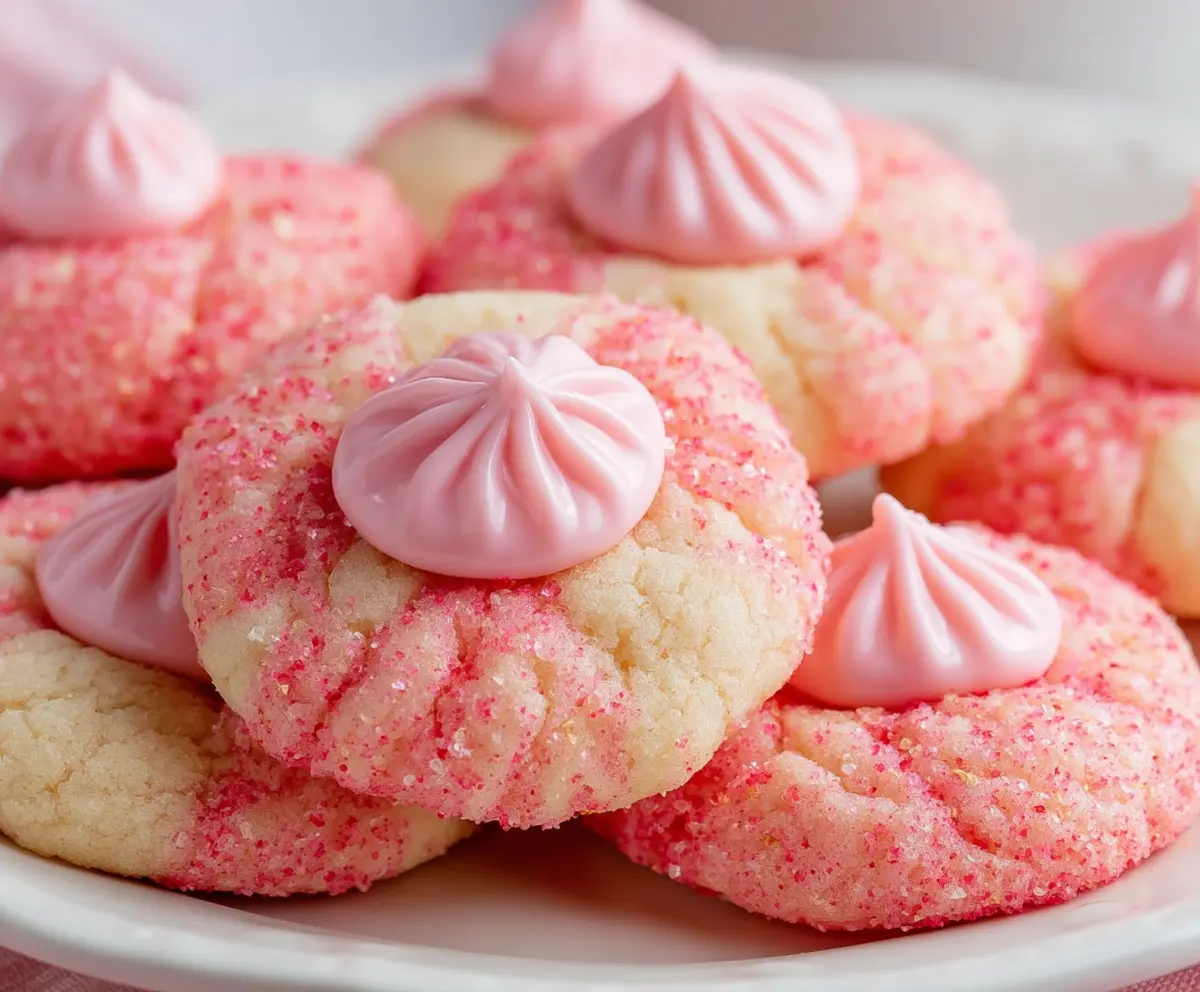 Strawberry Kiss Cookies Recipe