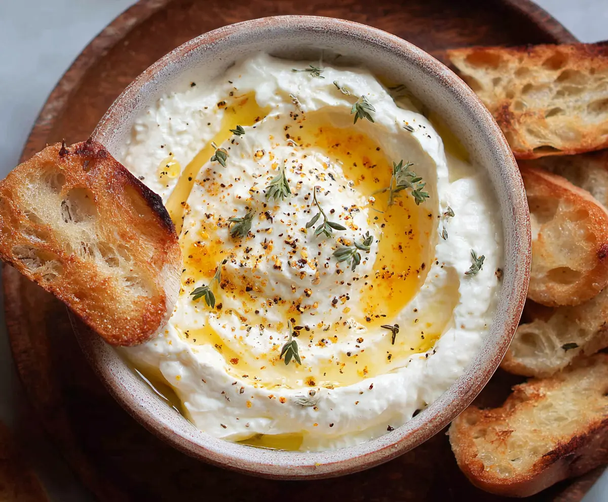 Whipped Ricotta Dip with Honey