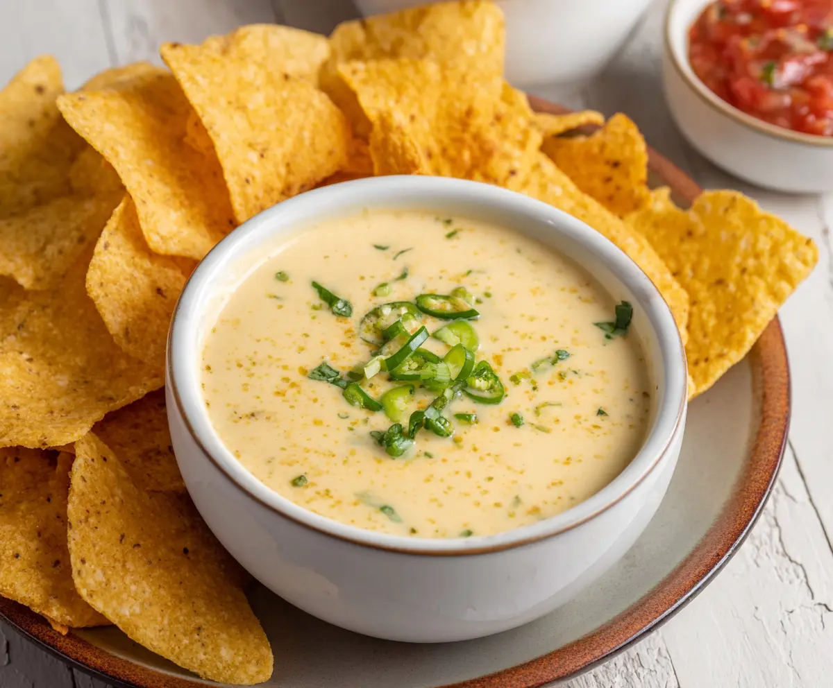 Creamy White Queso Dip Recipe