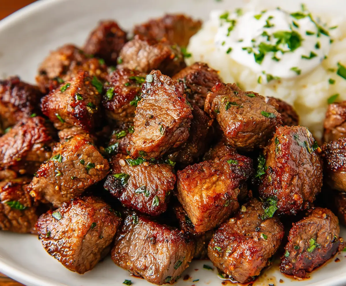 Quick Air Fryer Steak Bites Recipe