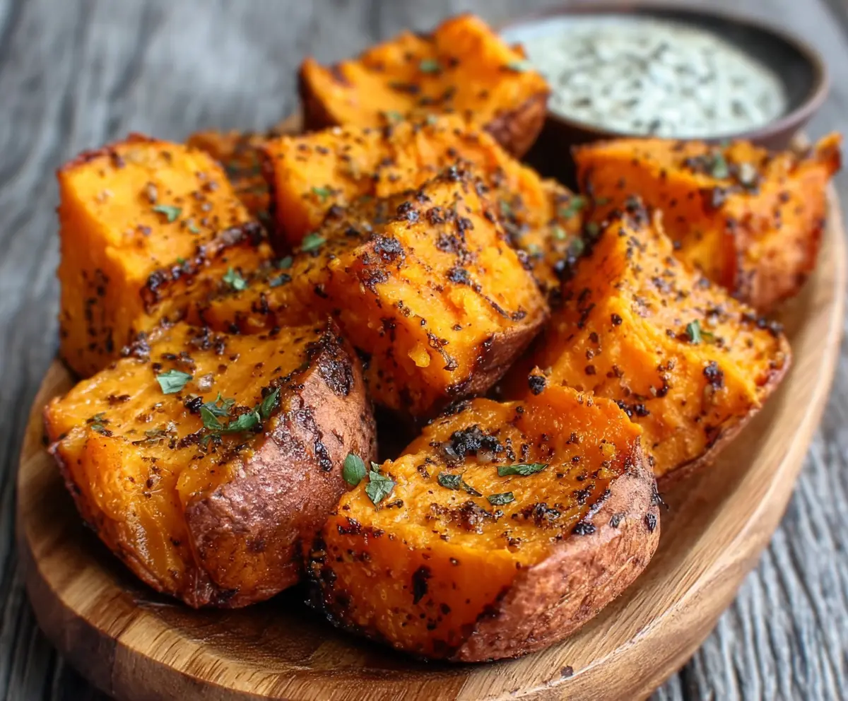 Crispy Air Fryer Sweet Potatoes