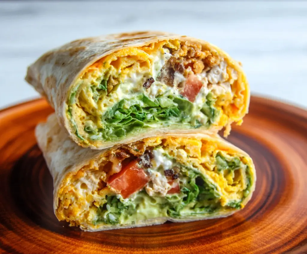 Cottage Cheese Breakfast Wrap
