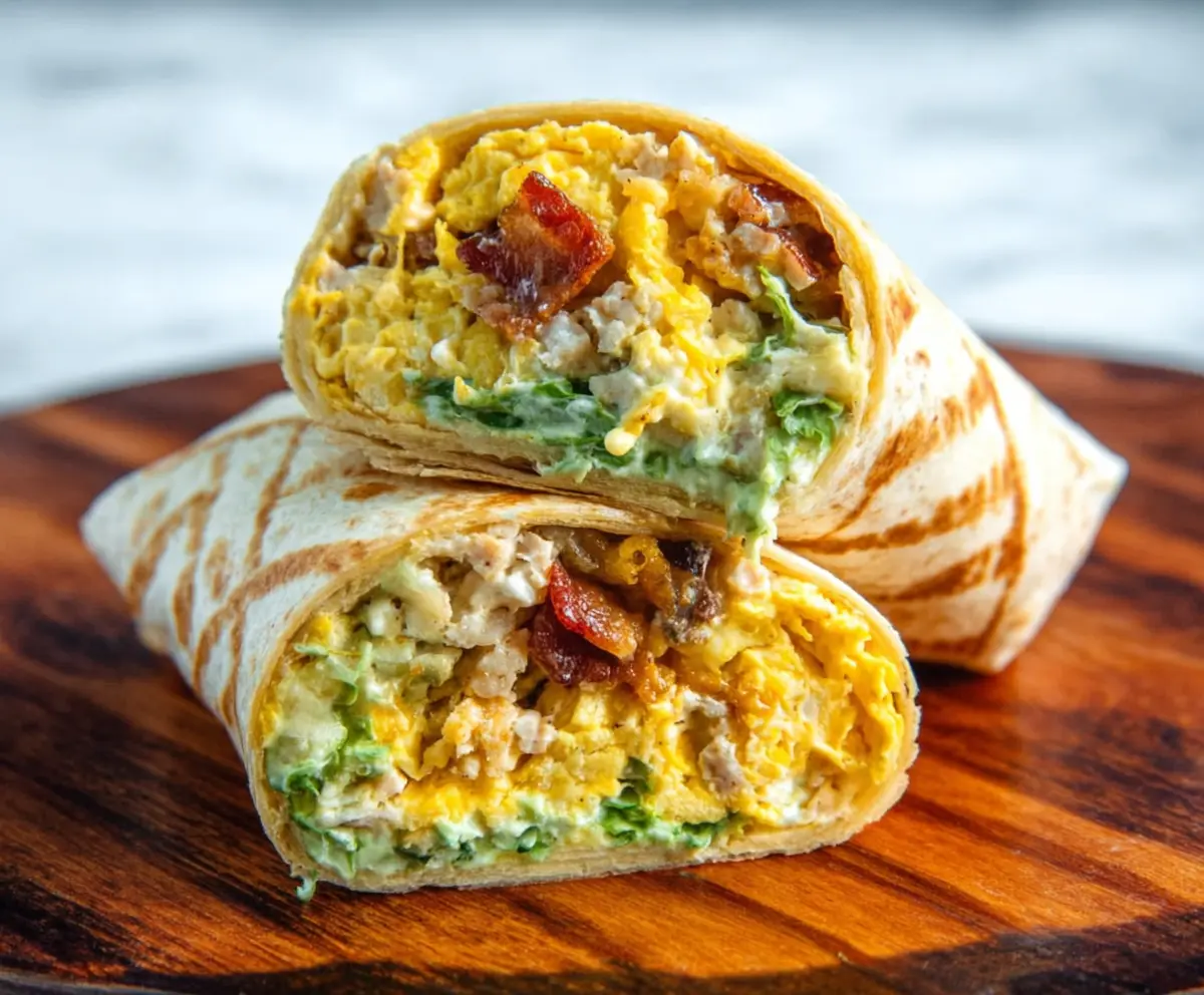 Easy Cottage Cheese Breakfast Wrap