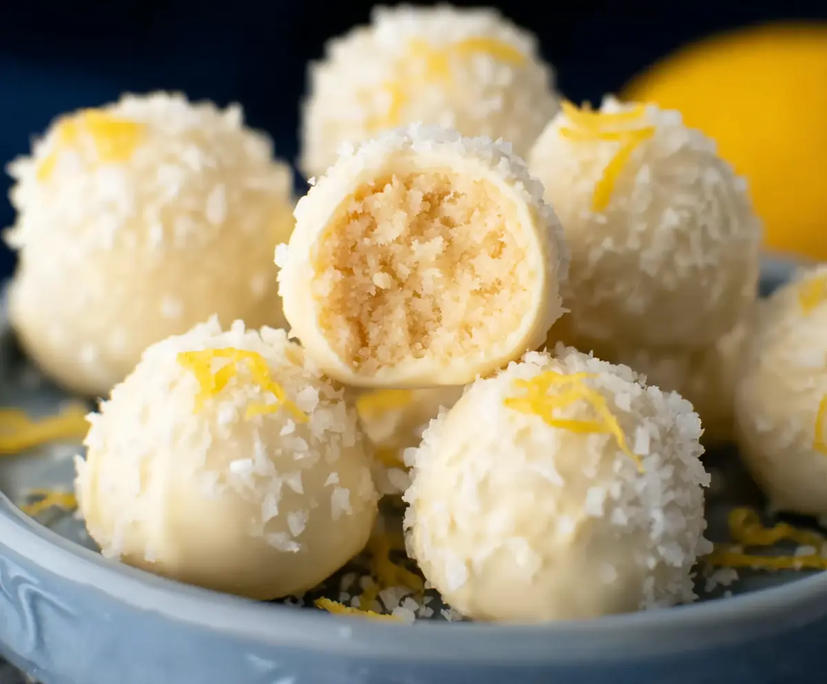 Creamy Lemon Truffles Recipe