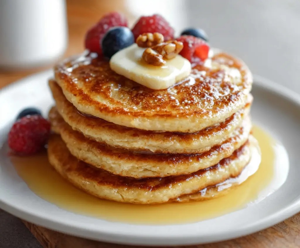 High-Protein Cottage Cheese Pancakes