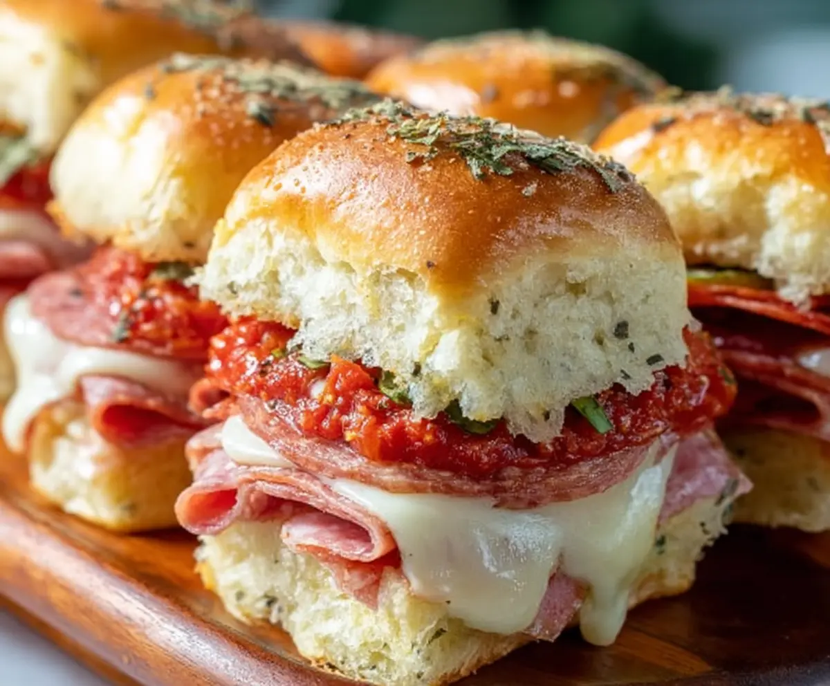Easy Hot Italian Sub Sliders