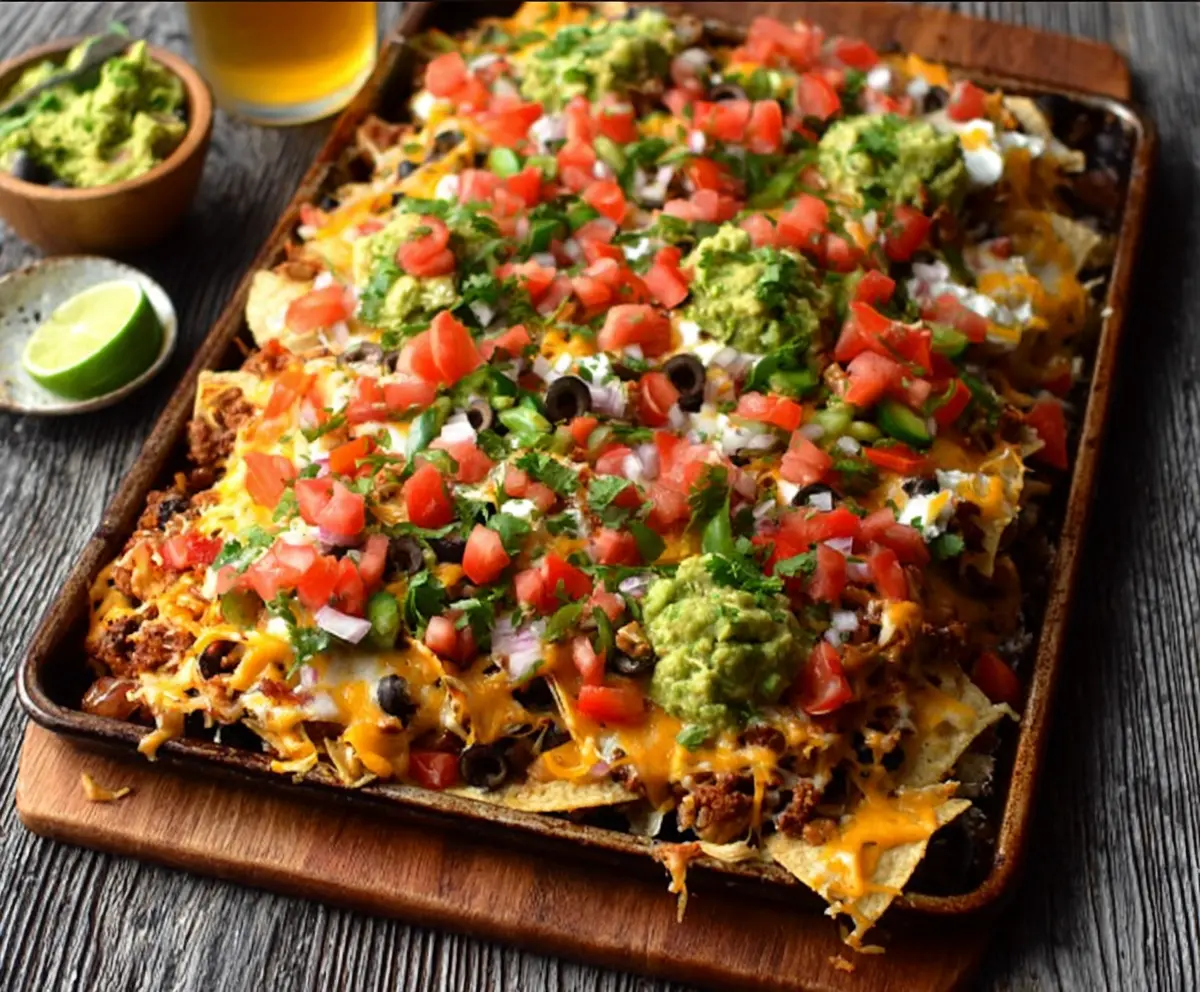 Loaded Sheet Pan Nachos Recipe