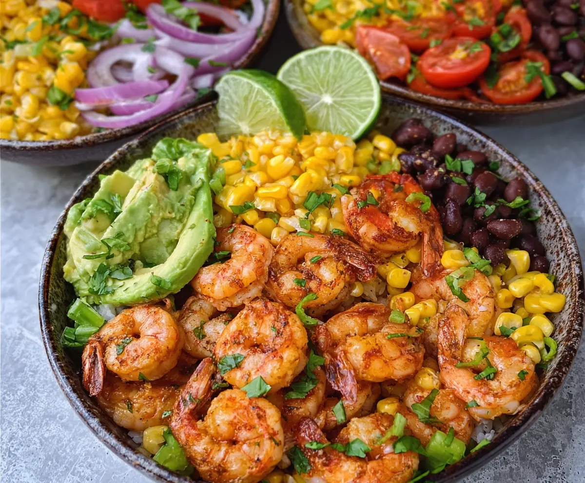 Easy Mexican Shrimp Bowls Recipe