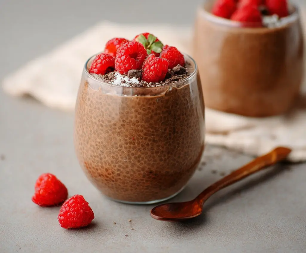 Protein Chocolate Chia Pudding