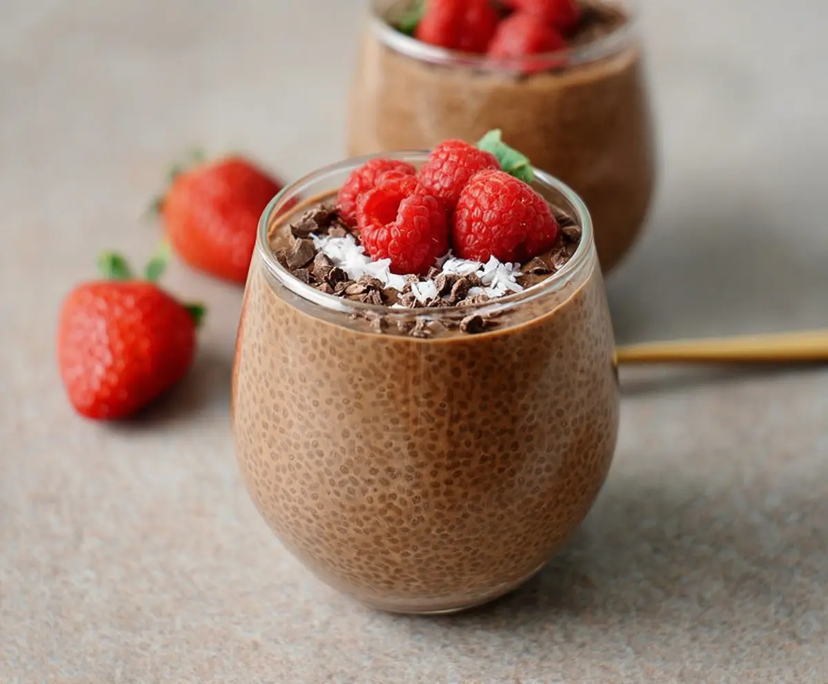 Easy Protein Chocolate Chia Pudding