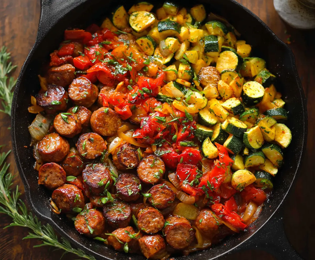 Easy Sausage and Veggie Skillet