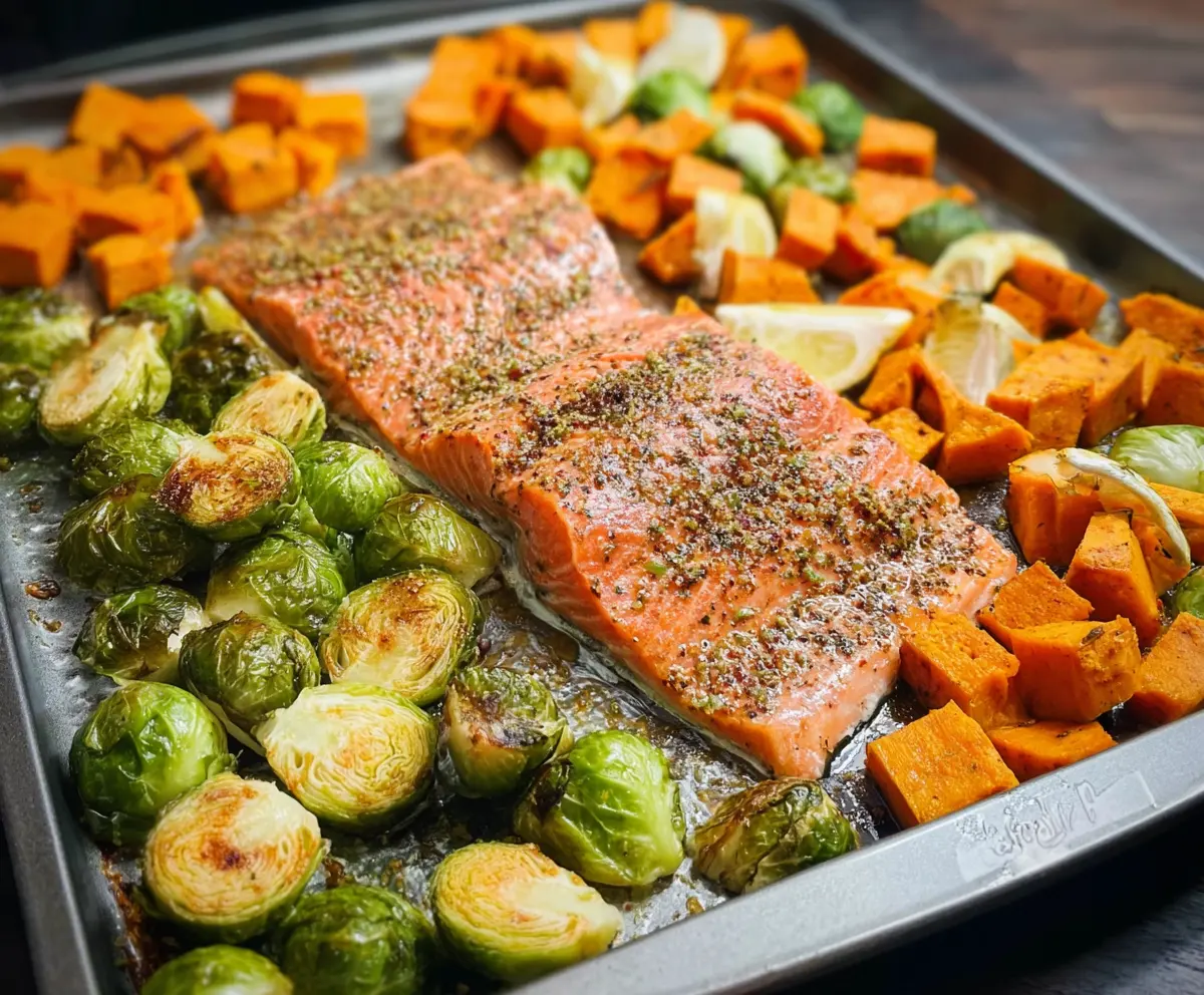 Easy Sheet Pan Salmon with Veggies