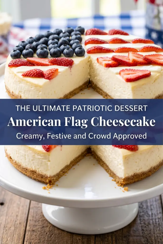 American Flag Cheesecake